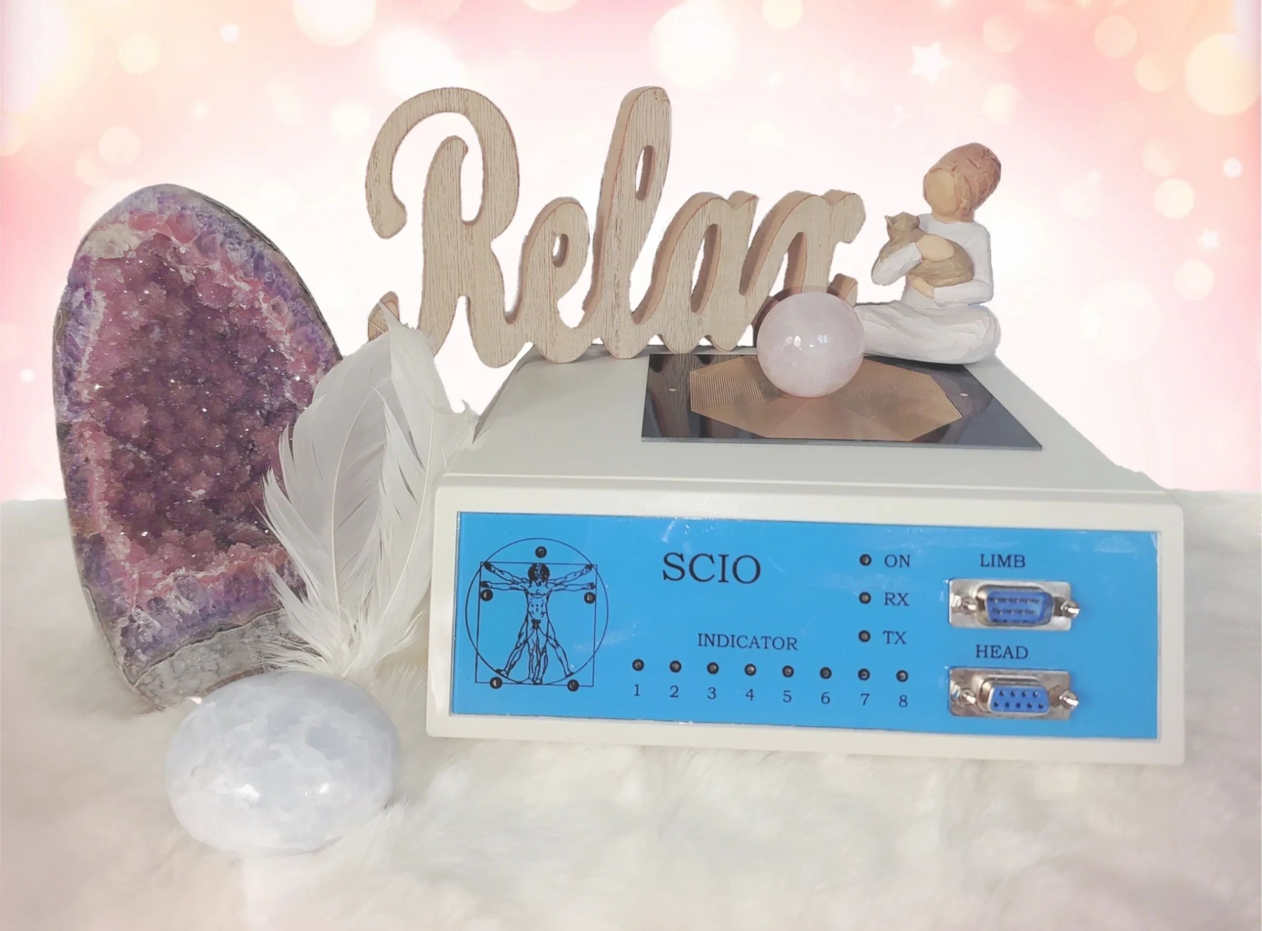 SCIO Quantum Biofeedback device with crystals